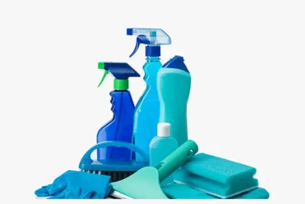 Cleaning tools and chemicals